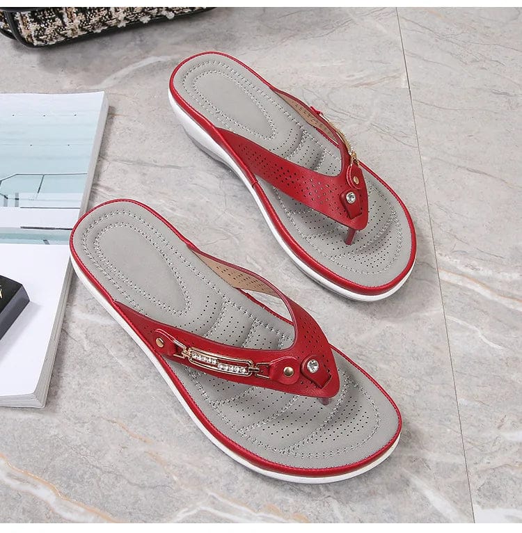 נעלי קיץ אצבע "אולין" מעוצבות - נעלי אביגיל