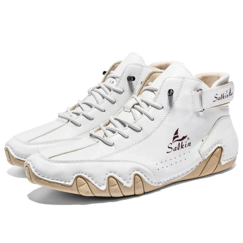 נעלי "Salkin" עיצוב איטלקי מעור מלאכותי - נעלי אביגיל לבן / 38