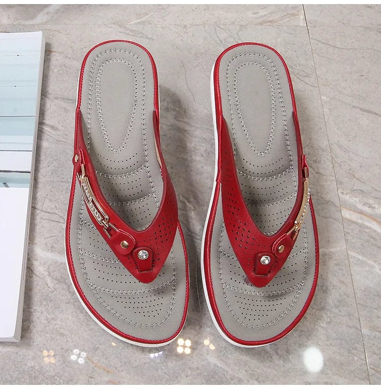 נעלי קיץ אצבע "אולין" מעוצבות - נעלי אביגיל