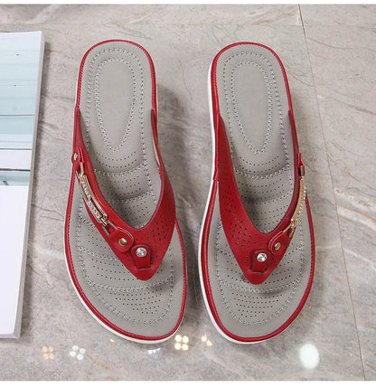 נעלי קיץ אצבע "אולין" מעוצבות - נעלי אביגיל