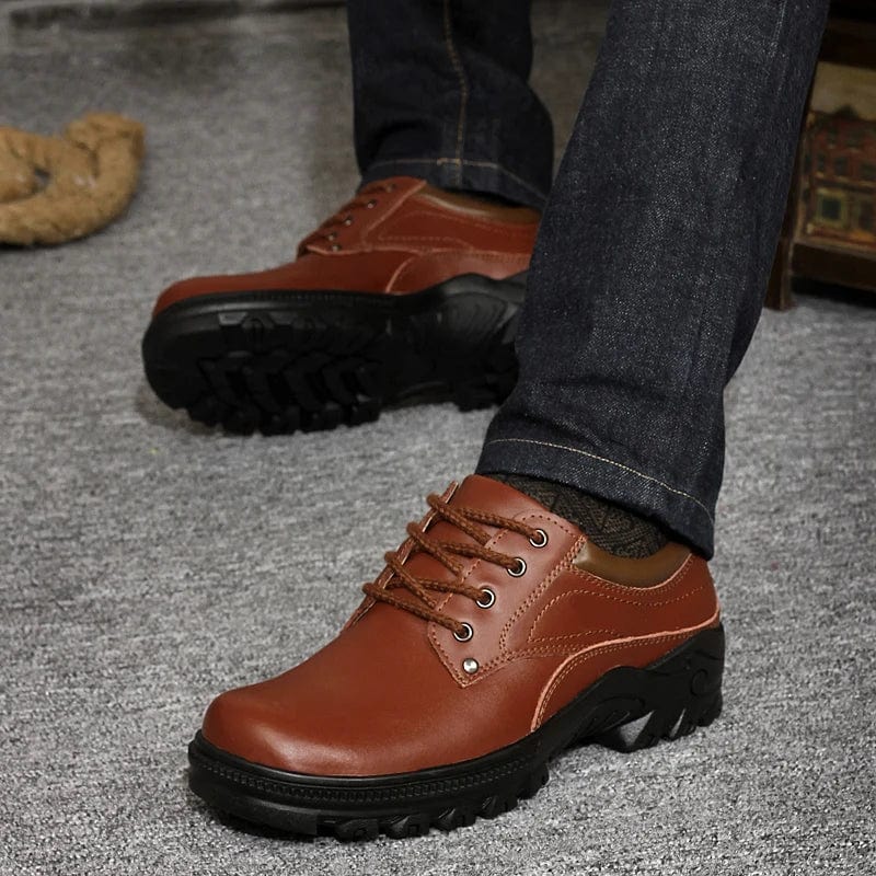 נעלי "פאולו" מעור אמיתי, סוליה עבה, עיצוב איטלקי מודרני - נעלי אביגיל