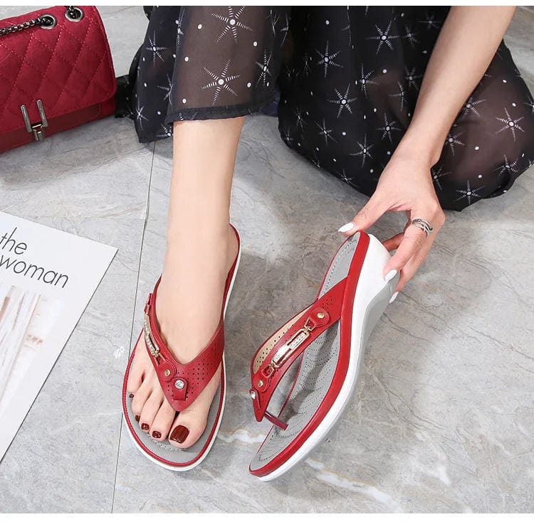 נעלי קיץ אצבע "אולין" מעוצבות - נעלי אביגיל