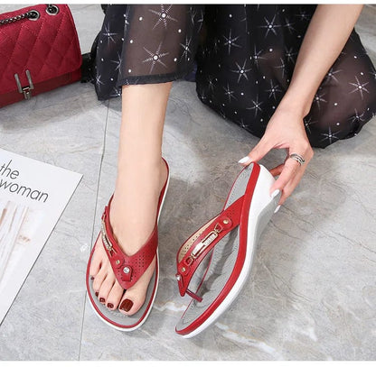 נעלי קיץ אצבע "אולין" מעוצבות - נעלי אביגיל