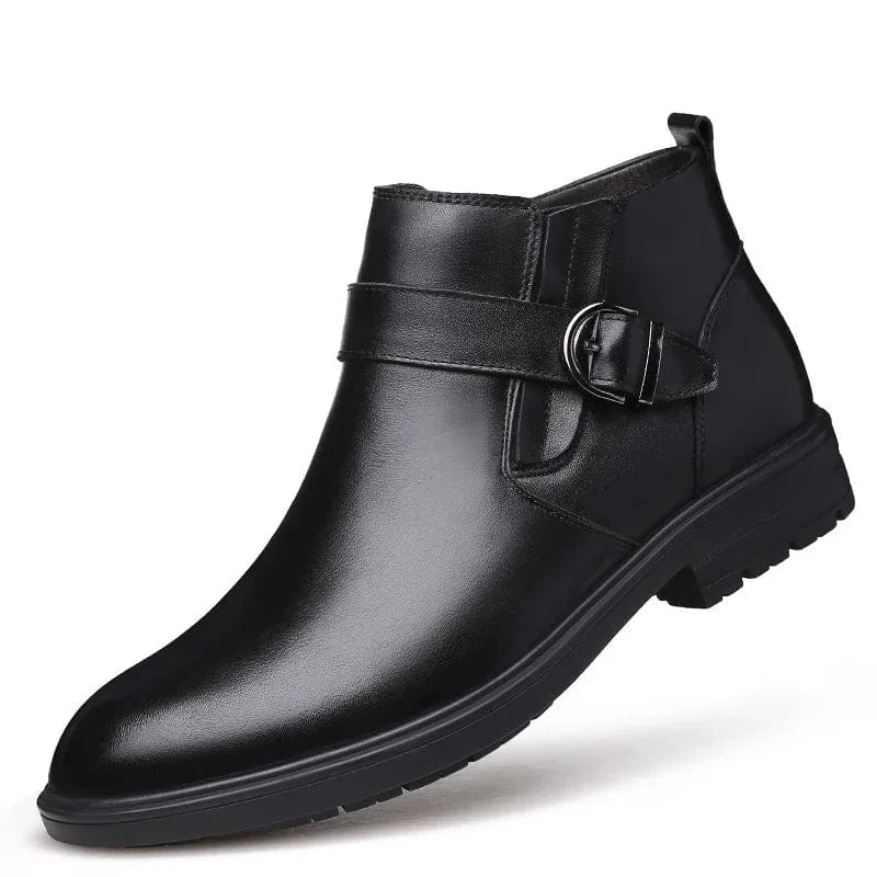 מגפוני עור "לוצ'י מונטנה" עם אבזם - נעלי אביגיל