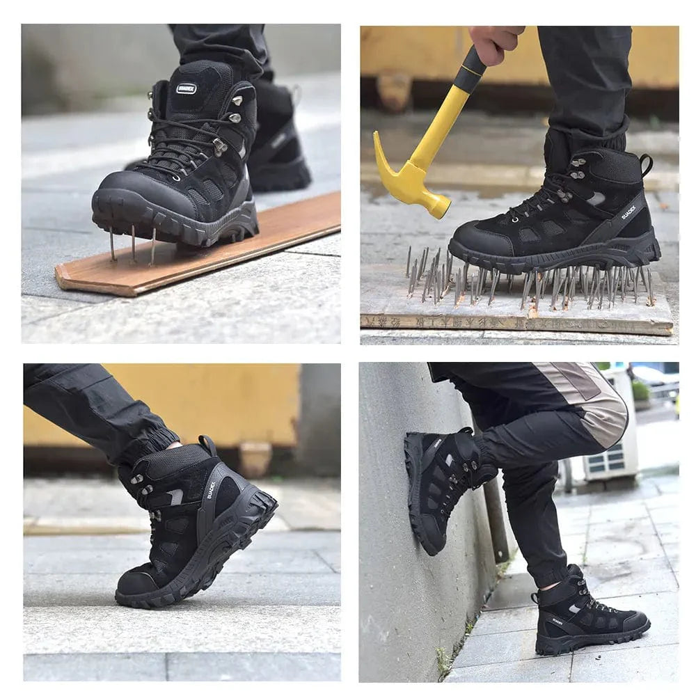 מגף קרסול "סאדקס" עם כיפת ברזל להגנה על האצבעות - נעלי אביגיל