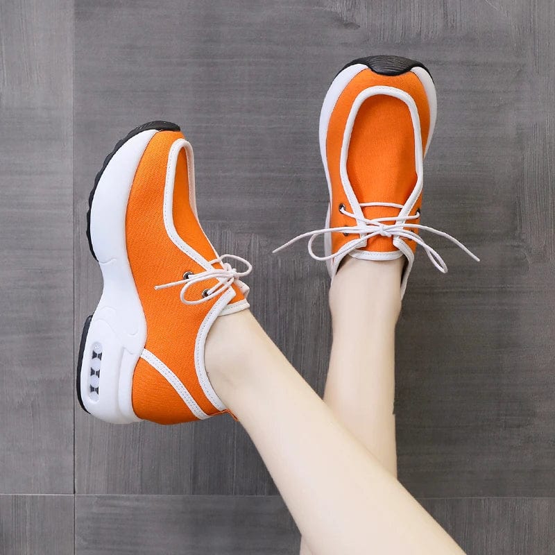 נעלי קיץ "קאנבה" פלטפורמה 5 ס"מ קלות משקל - נעלי אביגיל