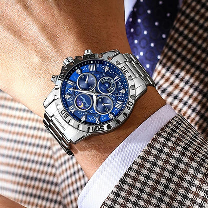 שעון מנהלים כרונוגרף 'Tivaro' קוורץ