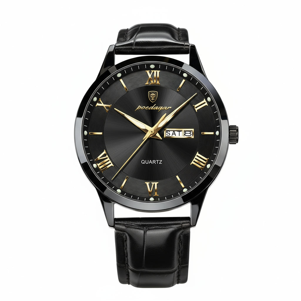 שעון מנהלים קלאסי 'Savana' קוורץ