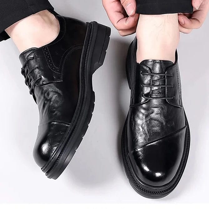 נעלי "רומאו קוולי" אוקספורד מעור אמיתי, עיצוב איטלקי - נעלי אביגיל