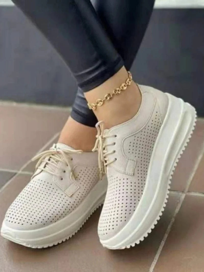 נעלי פלטפורמה "Bruno" קולקציית 2024 סוליה עבה - נעלי אביגיל