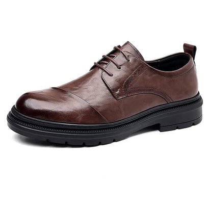 נעלי "רומאו קוולי" אוקספורד מעור אמיתי, עיצוב איטלקי - נעלי אביגיל