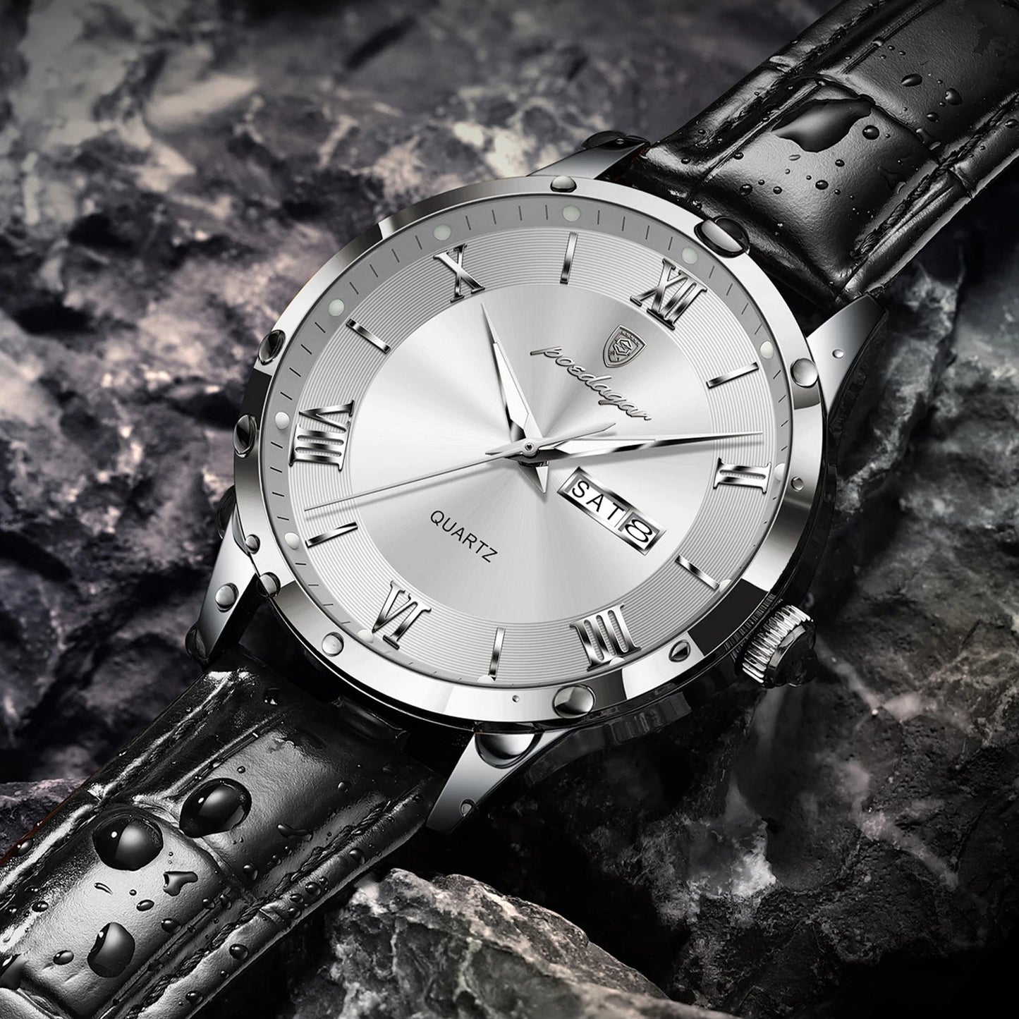 שעון מנהלים קלאסי 'Savana' קוורץ