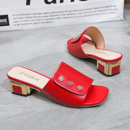 כפכפי עקב "ולרי" במבחר צבעים - נעלי אביגיל