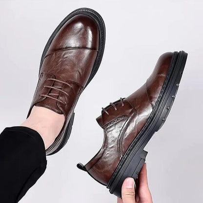 נעלי "רומאו קוולי" אוקספורד מעור אמיתי, עיצוב איטלקי - נעלי אביגיל