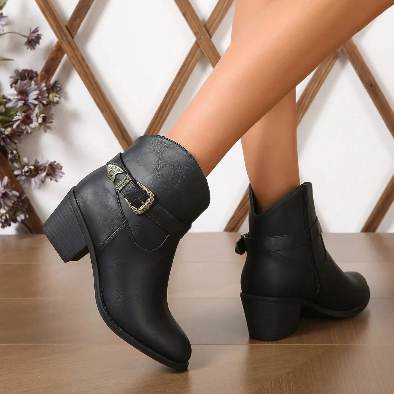 מגפוני בוקרים "רפאל לופז" בעיצוב אותנטי - נעלי אביגיל