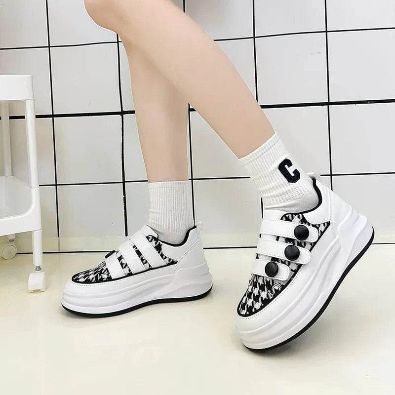 נעלי פלטפורמה "Maog" עיצוב אירופאי עם סוליה עבה - נעלי אביגיל