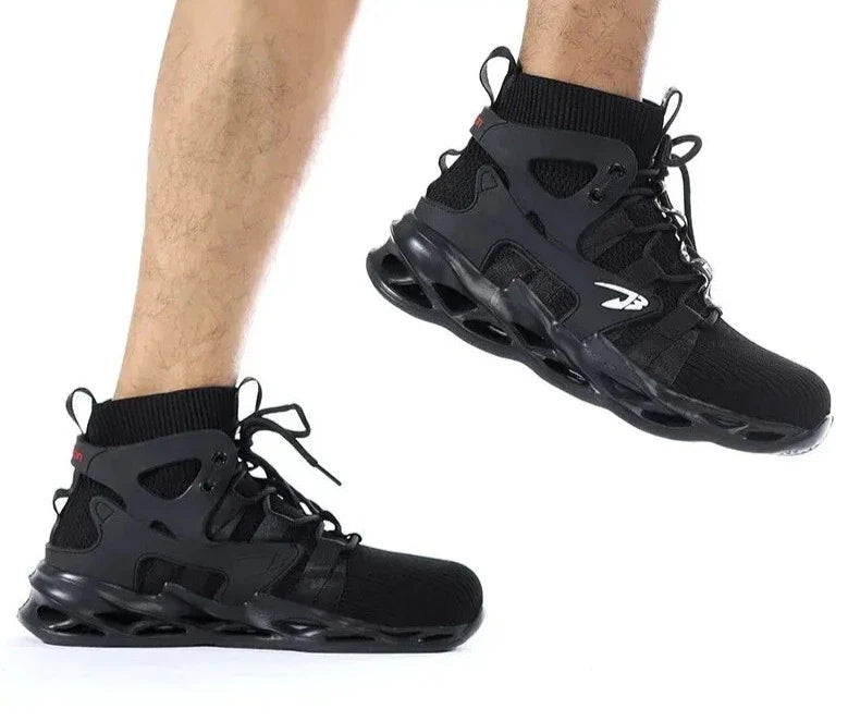 נעלי עבודה "PerTech" מגן אצבעות + קרסול