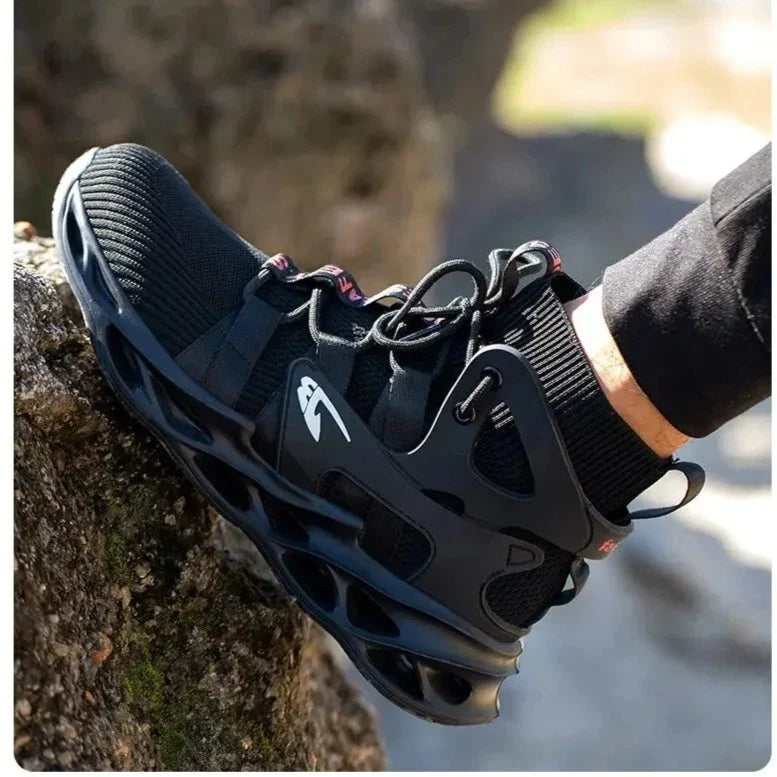 נעלי עבודה "PerTech" מגן אצבעות + קרסול