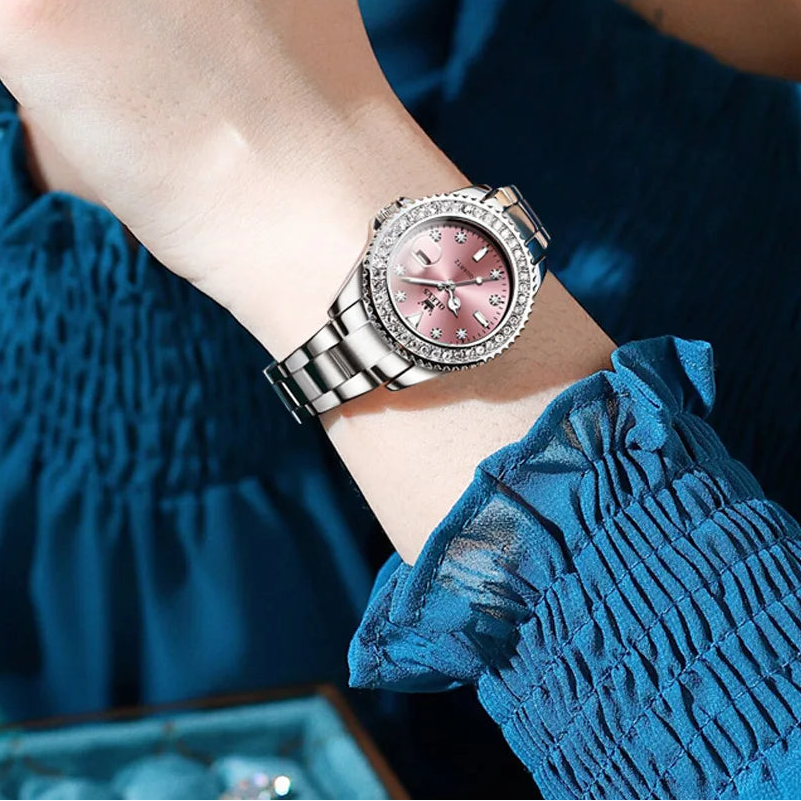 שעון קוורץ 'Duvior' יוקרתי אלגנטי