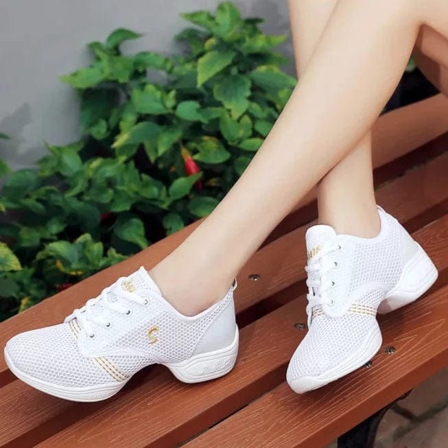 נעלי סניקרס "פלורין" עם עקב מעוצב - נעלי אביגיל