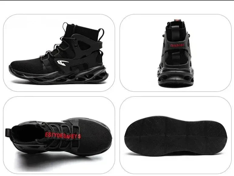 נעלי עבודה "PerTech" מגן אצבעות + קרסול