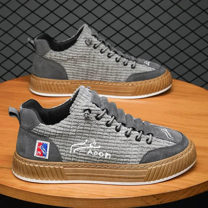 נעלי סניקרס "לוקאס" עיצוב אמריקאי מודרני - נעלי אביגיל אפור / 39