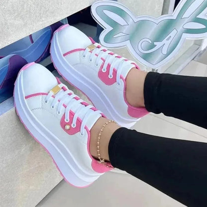 נעלי "ברונו" סניקרס מעוצבות קולקציית 2024 - נעלי אביגיל ורוד / 36