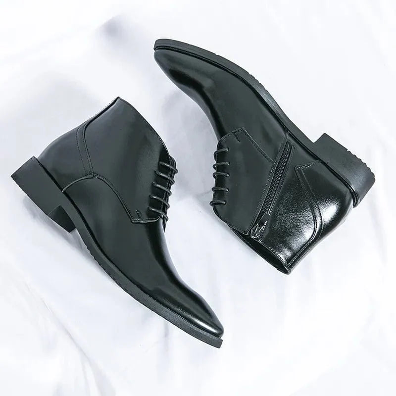 מגפי קרסול "אוסקר" וינטג' בעיצוב בריטי מודרני - נעלי אביגיל