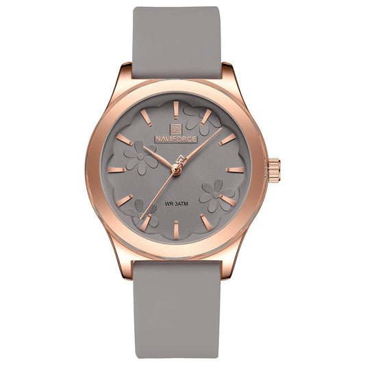 שעון קוורץ 'Lunare' רצועת סיליקון