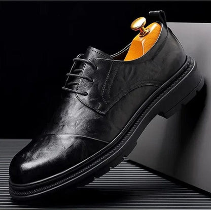 נעלי "רומאו קוולי" אוקספורד מעור אמיתי, עיצוב איטלקי - נעלי אביגיל