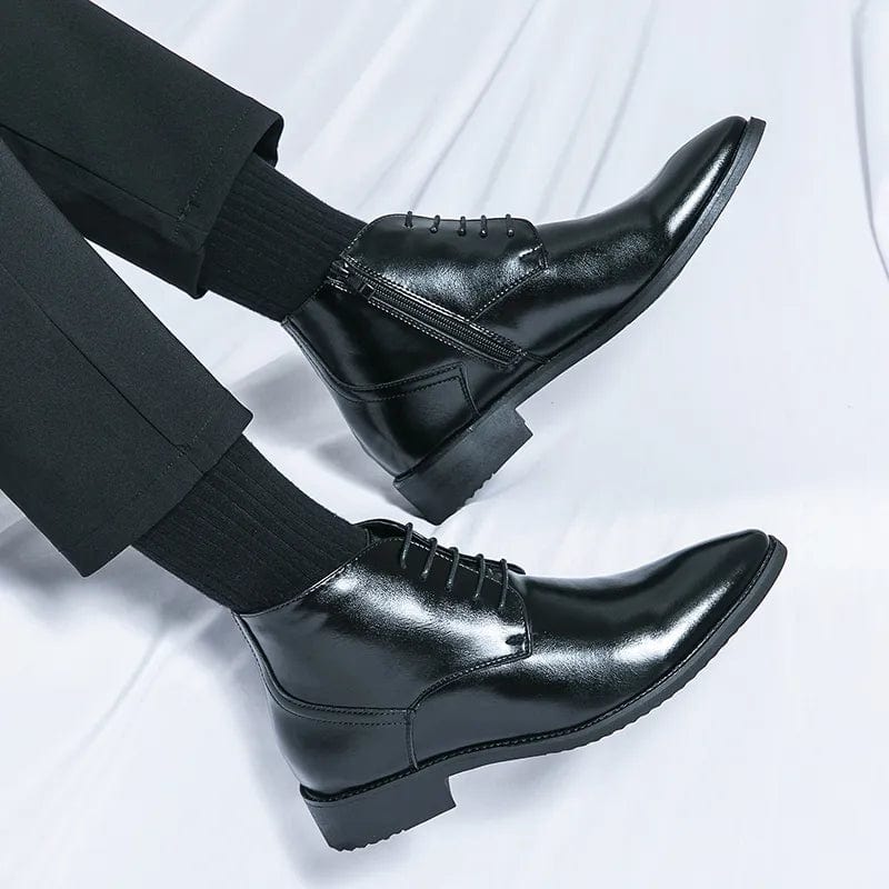 מגפי קרסול "אוסקר" וינטג' בעיצוב בריטי מודרני - נעלי אביגיל