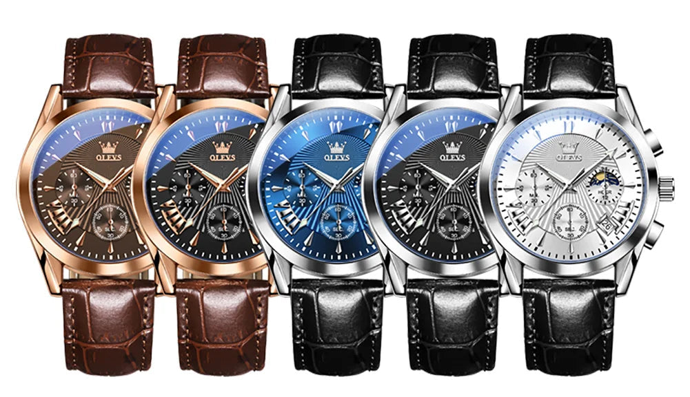 שעון מנהלים 'Xelron' רצועת עור