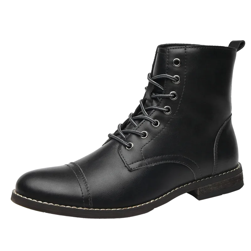 נעלי עור "מרטין" בעיצוב רטרו איטלקי - נעלי אביגיל שחור / 46