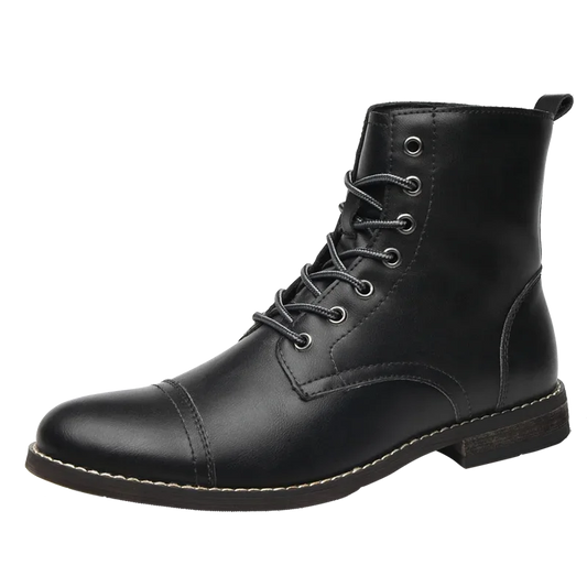 נעלי עור "מרטין" בעיצוב רטרו איטלקי - נעלי אביגיל שחור / 46