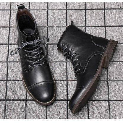 נעלי עור "מרטין" בעיצוב רטרו איטלקי - נעלי אביגיל