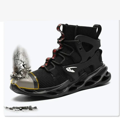 נעלי עבודה "PerTech" מגן אצבעות + קרסול