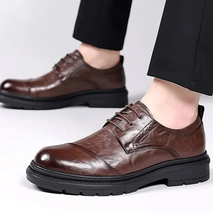 נעלי "רומאו קוולי" אוקספורד מעור אמיתי, עיצוב איטלקי - נעלי אביגיל