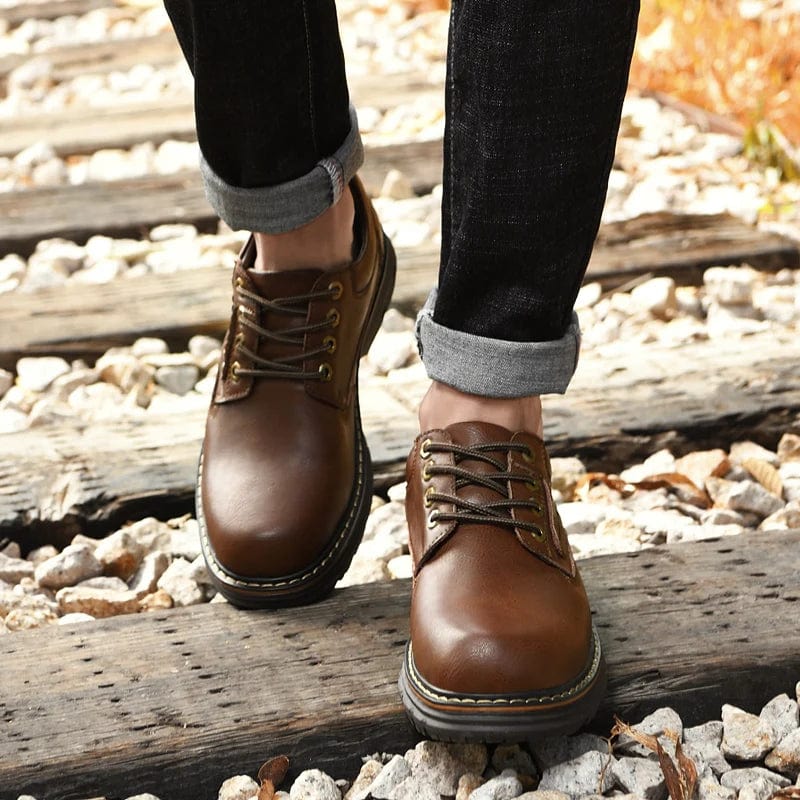 נעלי "רומאו קוולי" אוקספורד מעור איכותי, עיצוב איטלקי מודרני - נעלי אביגיל