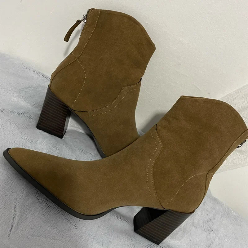 מגפי בוקרים "אטלנטיס" בסגנון רטרו - נעלי אביגיל