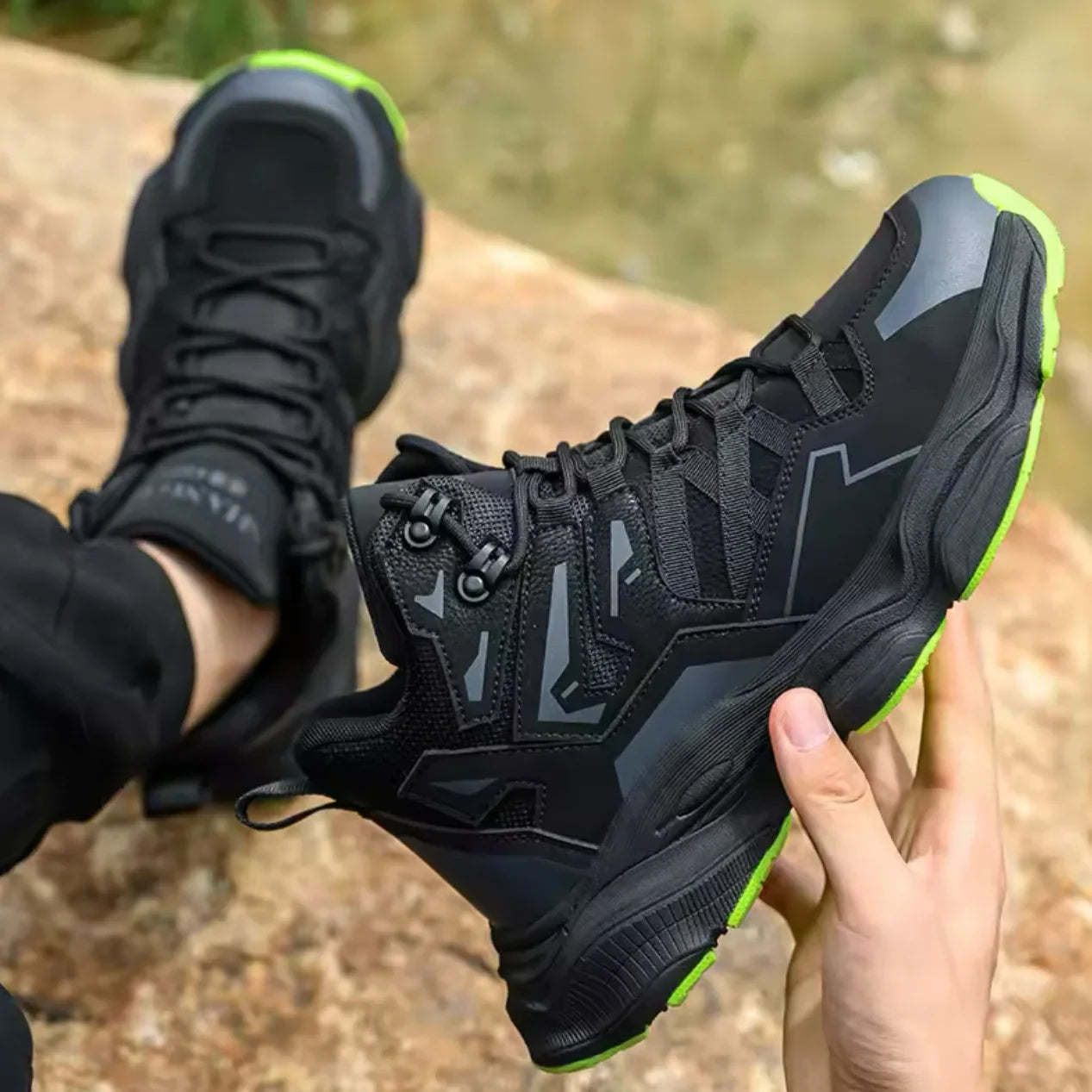 נעלי עבודה 'GripMax' עם כיפת ברזל