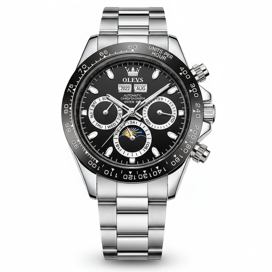 שעון מנהלים 'Olevs' כרונוגרף מכאני