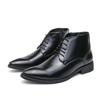 מגפי קרסול "אוסקר" וינטג' בעיצוב בריטי מודרני - נעלי אביגיל