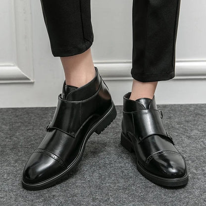 מגפוני "לוצ'י מונטנה" עיצוב איטלקי עם אבזם כפול - נעלי אביגיל