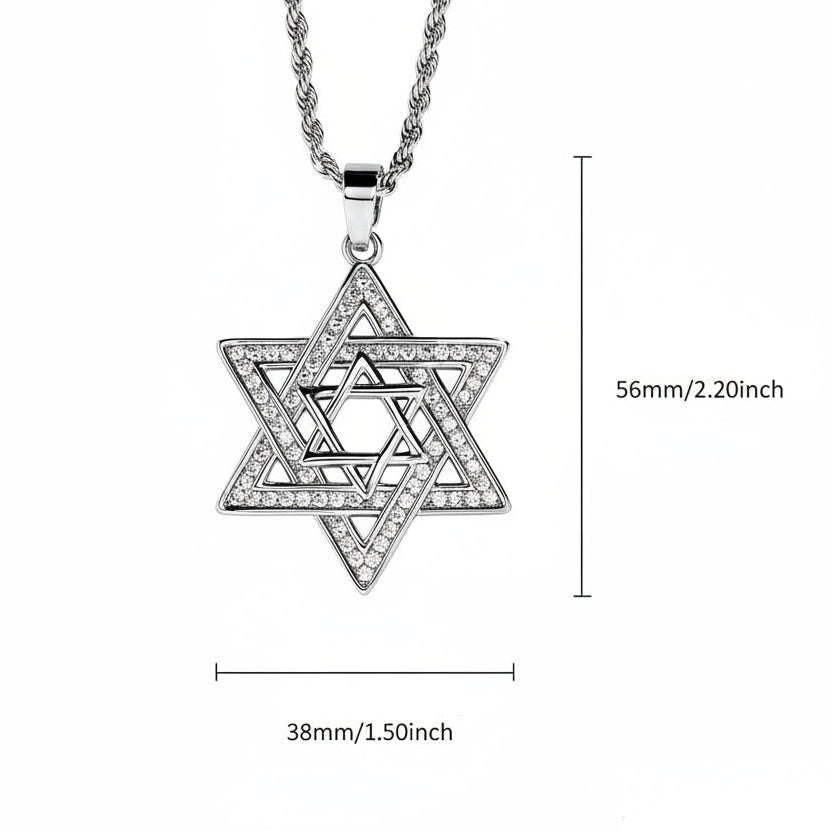 שרשרת מגן דוד 'רויאל'