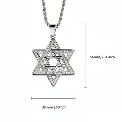 שרשרת מגן דוד 'רויאל'