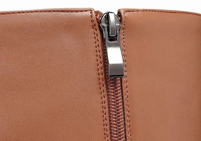 מגפי נשים "מרטין" עקב גבוהה - נעלי אביגיל