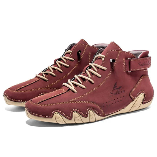 נעלי "Salkin" עיצוב איטלקי מעור מלאכותי - נעלי אביגיל אדום / 38