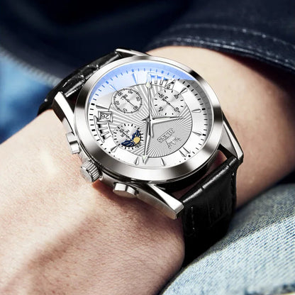 שעון מנהלים 'Xelron' רצועת עור