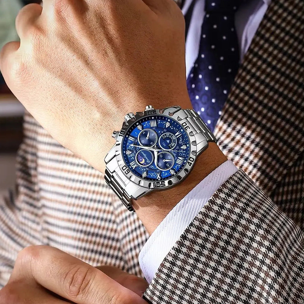 שעון מנהלים כרונוגרף 'Tivaro' קוורץ